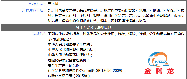 乙醇酸安全技術說明書